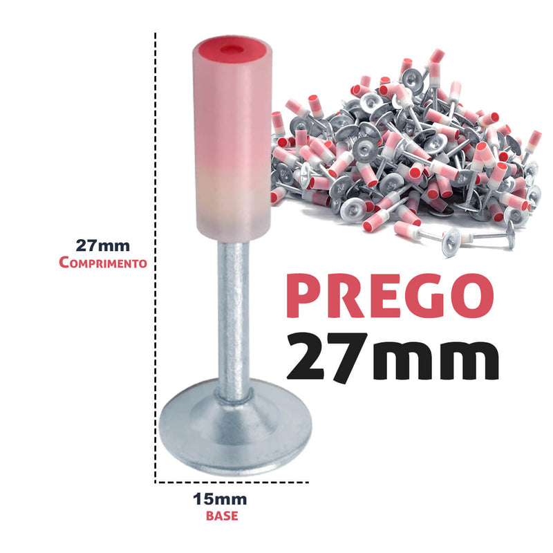 Kit Pistola de Fixação Finca Pino com 220 Pregos