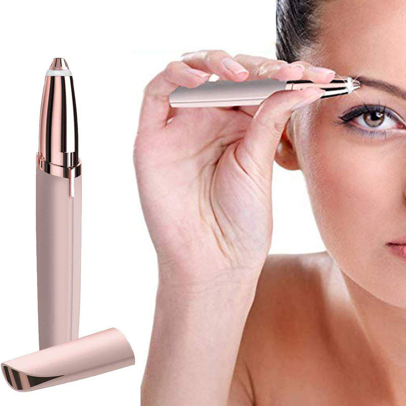 Caneta Depilador Sobrancelha Indolor Recarregável USB Flawless Brows.