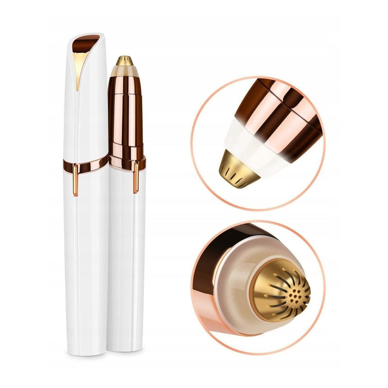 Caneta Depilador Sobrancelha Indolor Recarregável USB Flawless Brows.