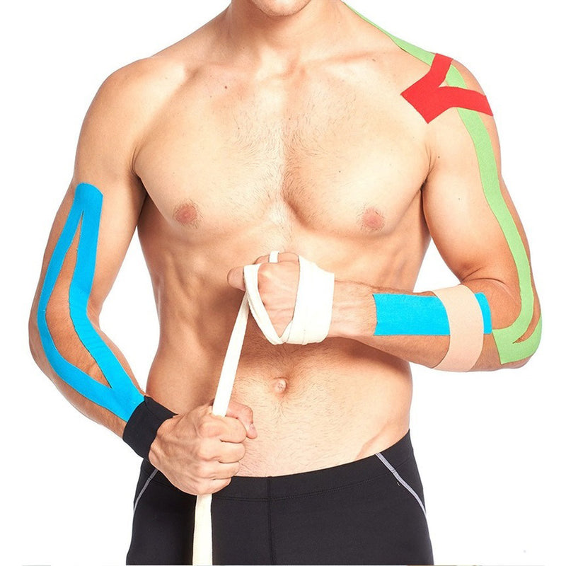 Fita Bandagem Elástica Adesiva Kinesio Tape Dor Muscular