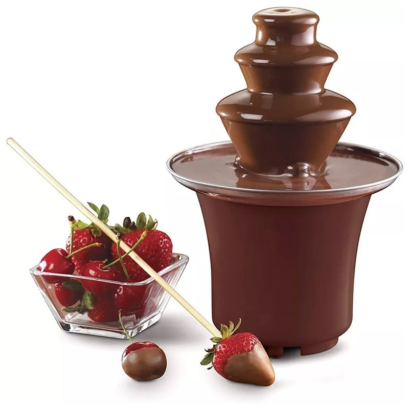 Mini Cascata Fonte de Chocololate Elétrica Para Fondue