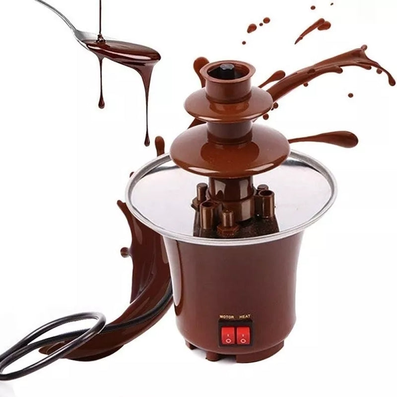 Mini Cascata Fonte de Chocololate Elétrica Para Fondue